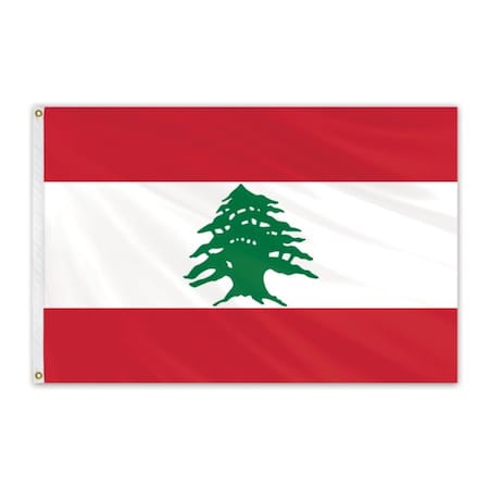 Clearance Lebanon 4'x6' Nylon Flag